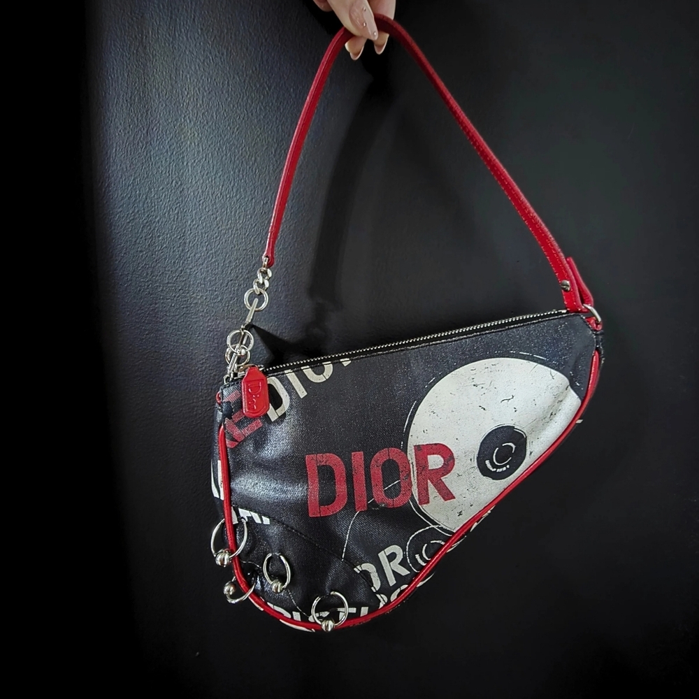 Dior Saddle Bag Mini Hardcore Collection - Picture 15 of 15